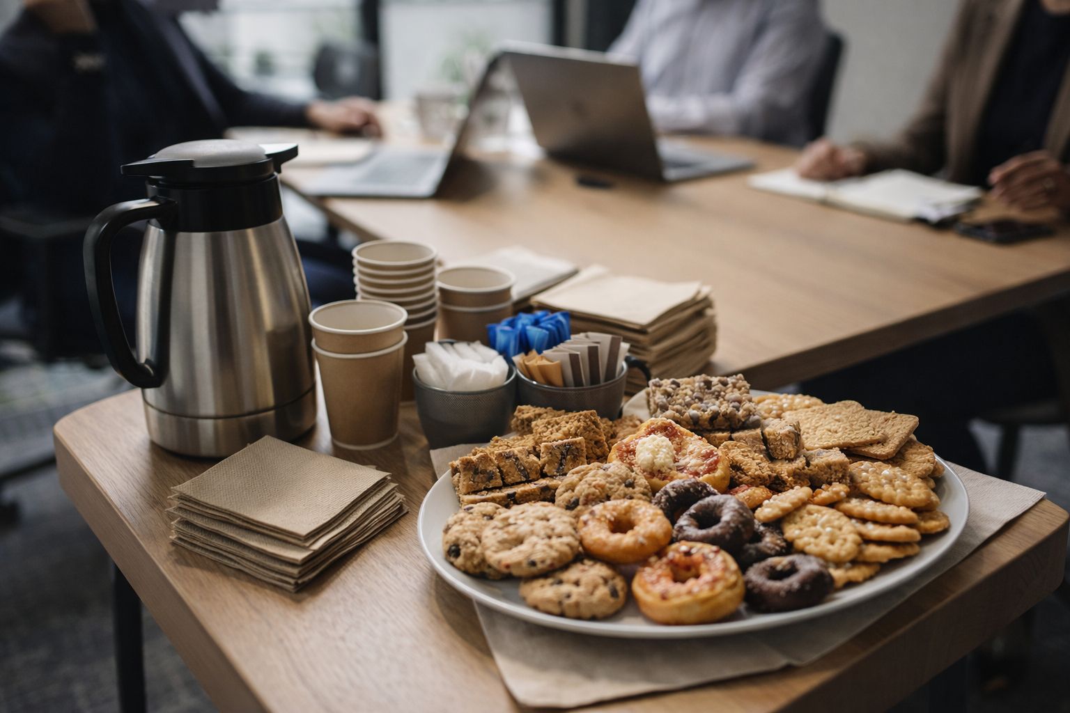 Coffee Break — freshly brewed coffee and pastries